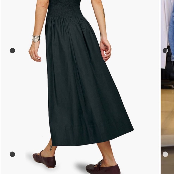 NWT Reformation Sariah smocked organic cotton midi dress size 4 brand new unworn - Picture 3 of 4